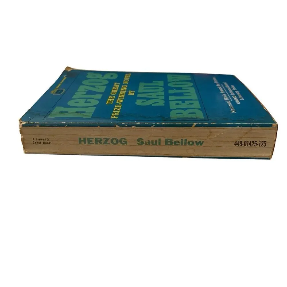 Herzog by Saul Bellow Paperback Book 1964 American Fiction Novel Vintage